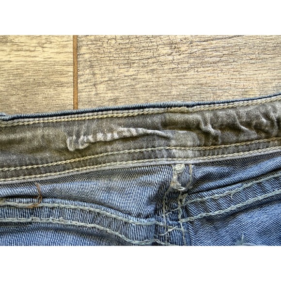 Cowgirl Tuff Jeans 24x35 Bootcut Western Distressed Denim 24 x 35 Boot Studded - Picture 14 of 16